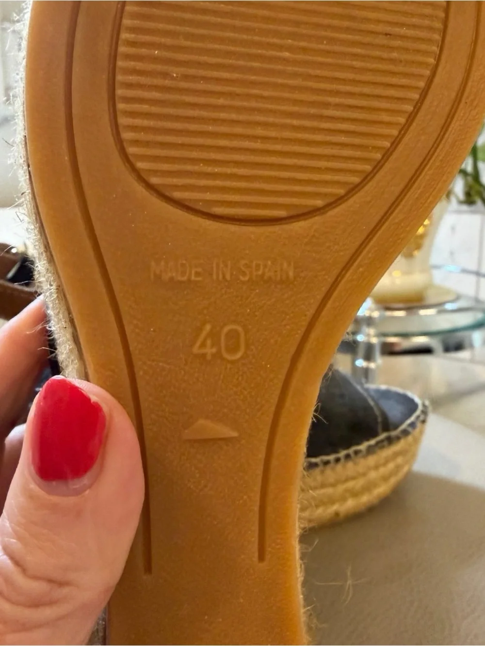 Toni Pons 'Lugano' Espadrille Wedge Sandal Black Size EU 40/US 9-9.5 NWOB